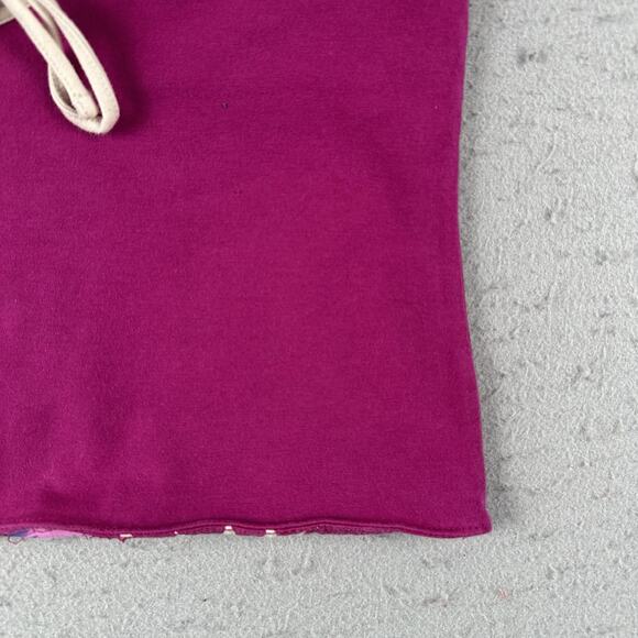 Y2K Limited Too Floral Tank Top Fits Women’s XS Magenta Hibiscus Tie Back - Picture 12 of 16